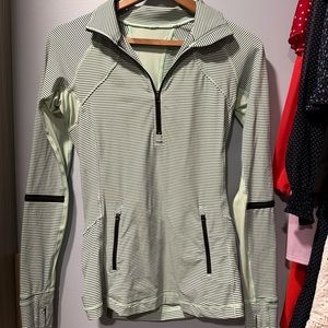 Mint and black lululemon long sleeve shirt